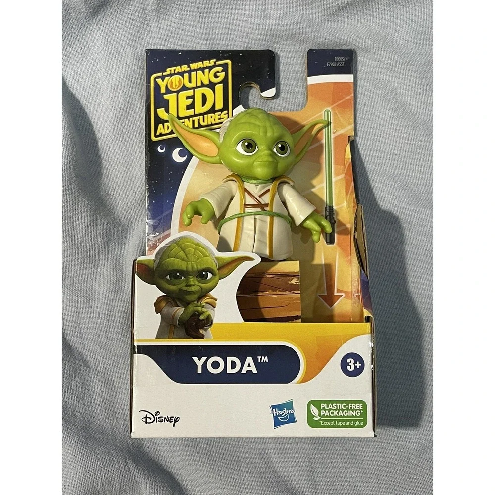 NEW Set‎ 4 Disney Hasbro Star Wars Young Jedi Adventures Plastic Action Figures